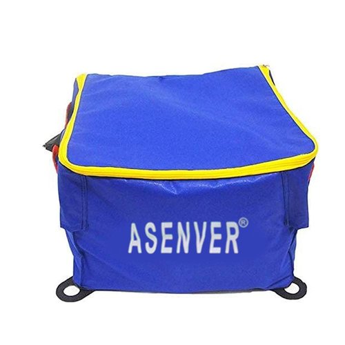 ASENVER Tennis Ball Cart Removable Pickleballs Hopper with Wheels Basket Hold Up to 160 Balls for Tennis Ball (Blue)
