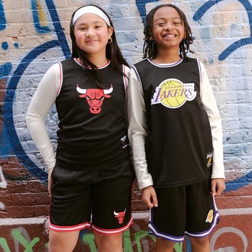 NBA Super Soft Jersey Tank Top & Basketball Shorts Set - Black, Size 5-6