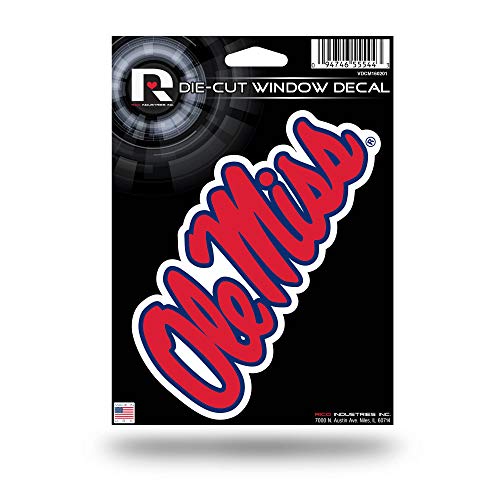 Mississippi Old Miss Rebels Die-Cut Window Decal - Team Logo