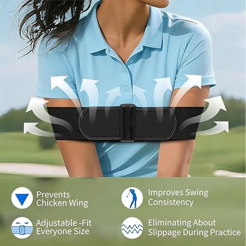 Golf Swing Training Aid - Adjustable Posture Trainer Strap
