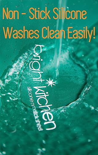 Bright Kitchen Silicone Dehydrator Sheets Set of 6, Food-Safe Non-Stick Liner for Nesco Dehydrators