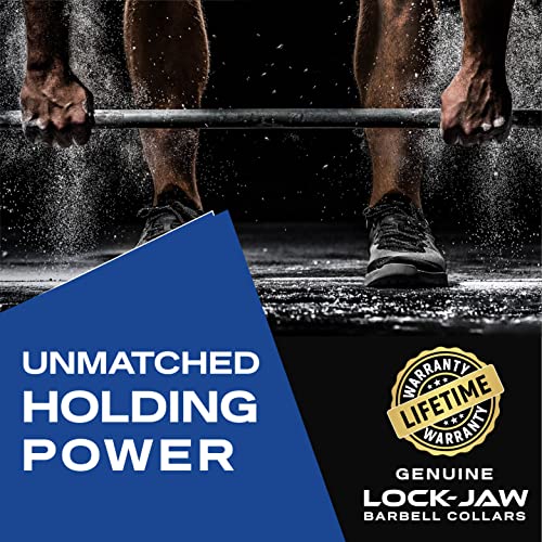 Lock-Jaw PRO 2 AXLE Barbell Collars Clamps Black 1.9" Olympic Weight Lifting