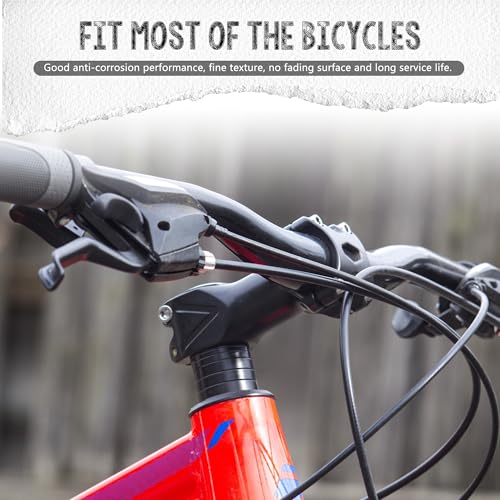 6-Piece Aluminum Bicycle Headset Spacers - 1 1/8 Inch (28.6mm) Handlebar Set