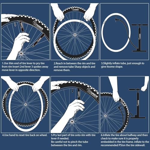 16" Premium Butyl Bike Tubes - 2-Pack, Compatible with 16x1.75-2.125