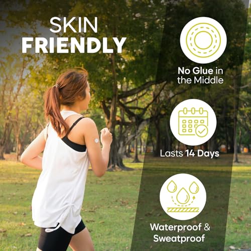 Freestyle Libre 2 Waterproof Sensor Covers – 45 Patches, Easy to Apply