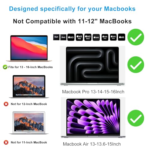 Shortcuts Sticker for MacBook Pro & Air - Rainbow, 2-Pack