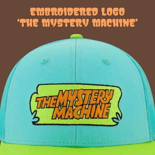 Scooby-Doo Trucker Hat with Mystery Machine Logo - One Size Adult Cap