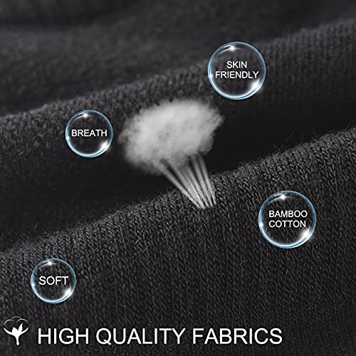 Women's Athletic Ankle Socks - Soft Low Cut Sport Socks, 5 Pairs - Black/White/Gray