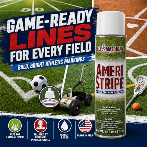 White Grass Field Marking Spray Paint - 2 Case Pack (24 Cans)
