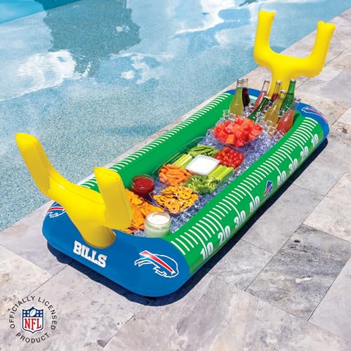 Buffalo Bills Inflatable Food Cooler - 4 ft Tailgate Buffet