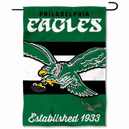Philadelphia Eagles Double Sided Garden Flag - 12.5 x 18 in