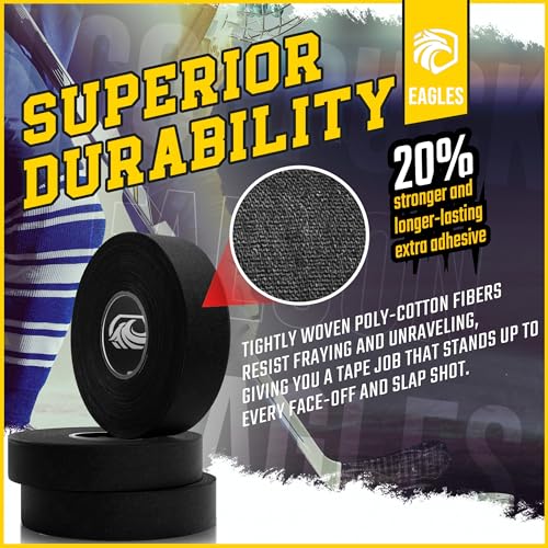 Multipurpose Hockey Tape Roll - Easy Tear Grip Tape - Orange