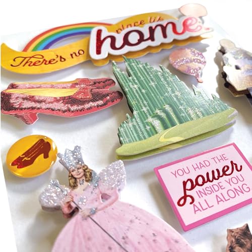 The Wizard of Oz 3D Die-Cut Sticker Sheet - Dimensional