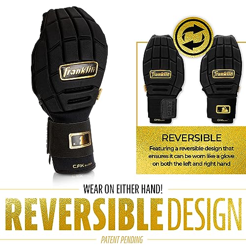 Baseball & Softball Sliding Mitt - CFX PRT Adult - Black/Gold