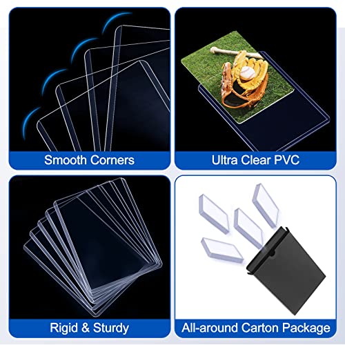 32 Hard Plastic Card Sleeves for Standard Trading Cards, 3"x4"