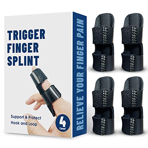 Trigger Finger Splints - Knuckle Immobilization Brace, Small (4 pcs)