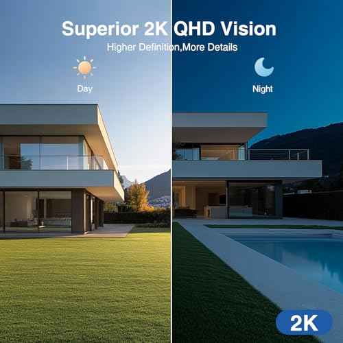 Security Cameras Wireless Outdoor, Pan Rotating 180¡Æ WiFi Cameras with 2K Color Night Vision Battery Powered Spotlight/Siren PIR Motion Detection 2-Way Talk Waterproof Cloud/SD Storage Cameras