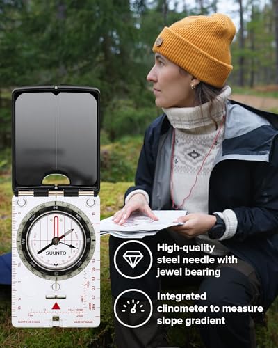 Suunto MC-2 Compass - Advanced Navigational Tool with UTM Scales, Northern Hemisphere