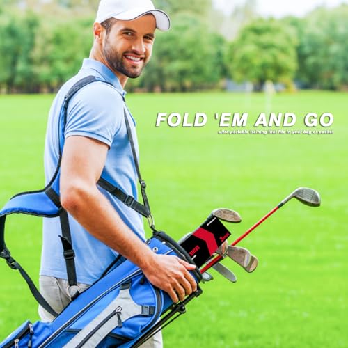 Collapsible Golf Alignment Sticks - 3 Pack, 40 Inch Training Rods