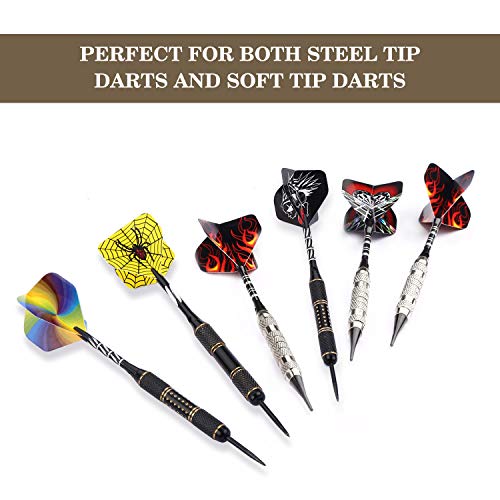 Durable Standard Dart Flights - 30 Sets (90 Pieces) for Dart Games