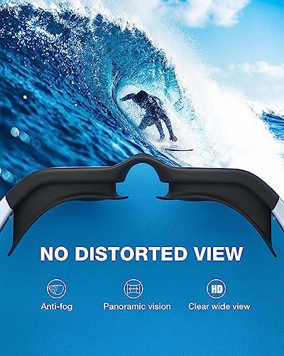 Polarized Swim Goggles with Anti-Fog for Adults - Upgraded G1