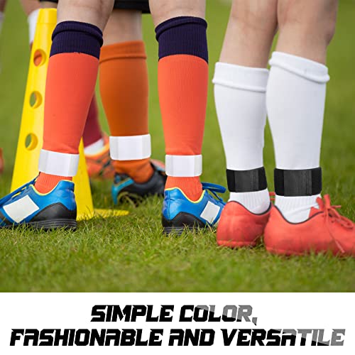 12 Pcs Soccer Shin Guard Straps - Adjustable Anti-Slip Holders