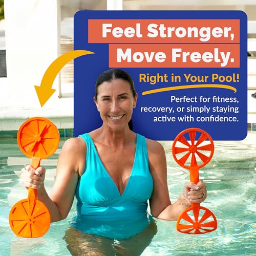 Adjustable Resistance Pool Dumbbells for Water Aerobics