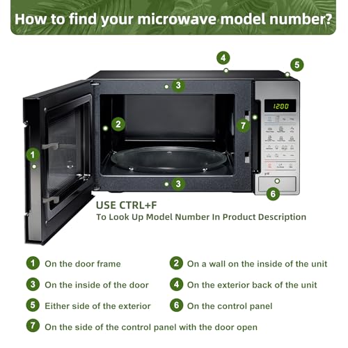 16-inch Flat Bottom Microwave Glass Turntable Plate for GE with 10 3/4-inch Roller Diameter