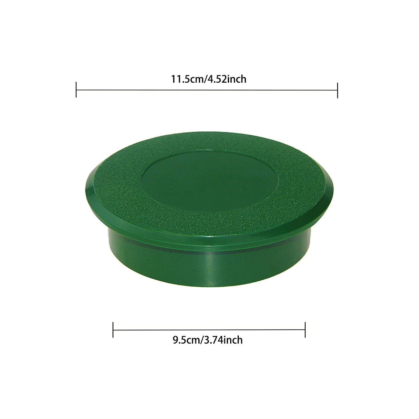 ZLY 2PCS Golf Cups Cover Hole Cup Cover – Fits Standard 4.25",Green