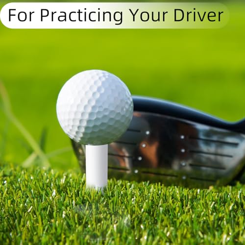 Rubber Golf Tees Set - 5 Sizes for Driving Range & Simulator