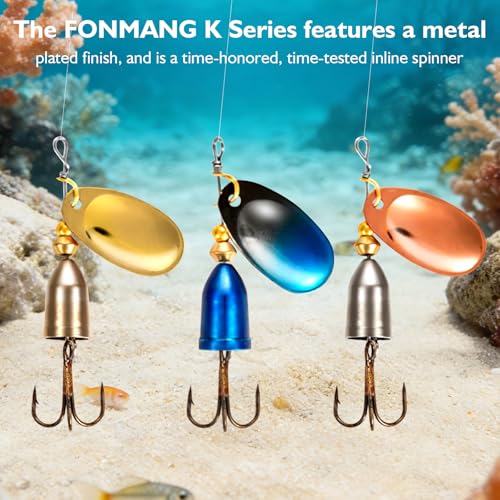 Fishing Spinner Lures Set for Freshwater & Saltwater Fishing