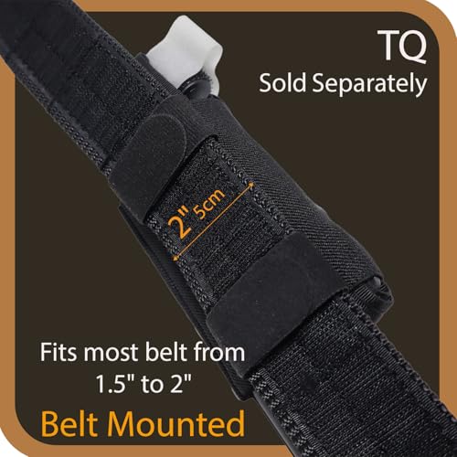 Elastic Tourniquet Holder Pouch - Tactical Retention Band - Black 1 PC