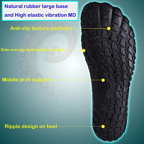 Water Shoes for Men and Women - Quick Dry Aqua Footwear for Beach, Pool, Hiking & Yoga