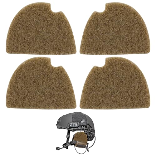 Soulchen 2 Pairs Hook & Loop Headset Covers for Peltor Comtac Tactical Headsets