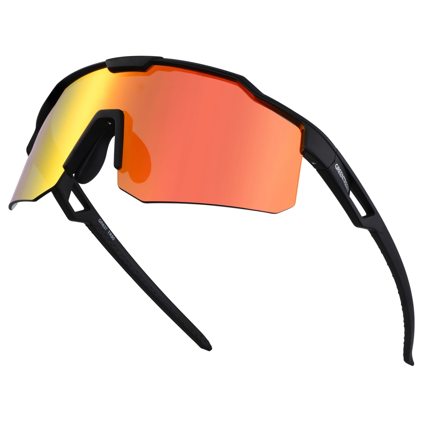 GREENTREEN Sports Sunglasses for Men Women: Lightweight Frame Blocks Harmful UVA and UVB rays lenses -Ideal for outdoor running te pickleball Tennis and golf