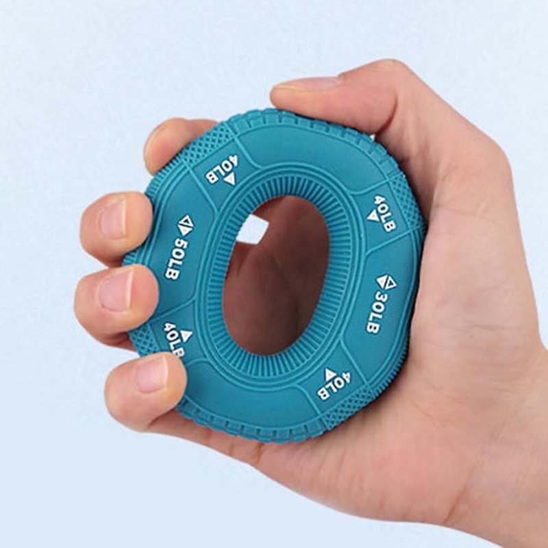 GANAZONO Hand Grip Strengthener Silicone Finger Trainer for Forearm and Wrist Exercise Portable Grip Circle Massage Ring for Stress Relief and Muscle Development