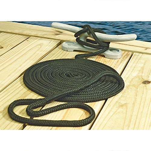 Double Braided Fender Line - Teal Green, 1/4 in. x 6 ft.