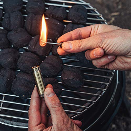 Survive Metal Bullet Fire Starter Keychain | Waterproof Camping Lighter
