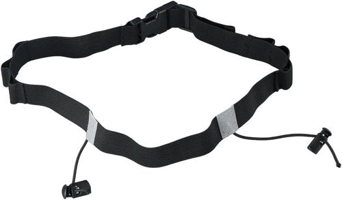 Leadigol Race Number Belt - Reflective Running Bib Holder with 6 Gel Loops | 2-Pack for Triathlons & Marathons