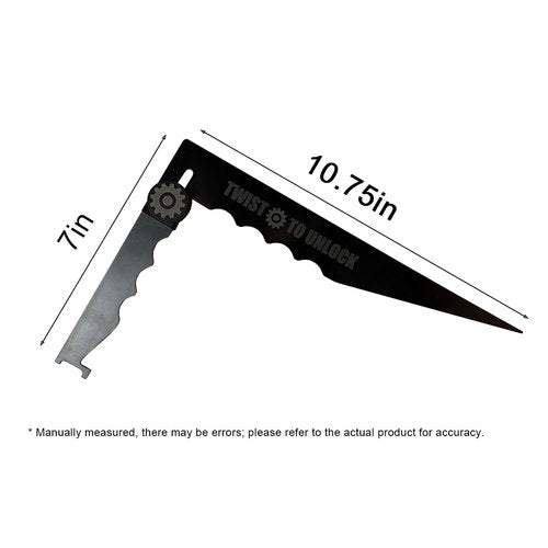 Advanced Folding Rescue Tool for First Responders, The Ultimate Multi-Purpose Leverage Solution, Compact & Highly Portable