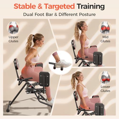 2-in-1 Hip Abductor & Adductor Machine for Home Gym - Adjustable Resistance
