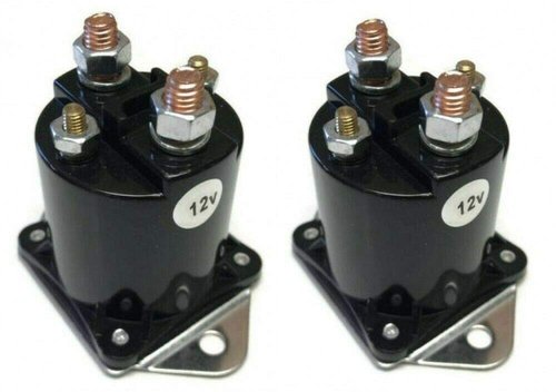 Vital All-Terrain (2 Pack 12V Solenoid Switch 1013609 for 1984-Up Club Car DS, Precedent Gas Golf Cart