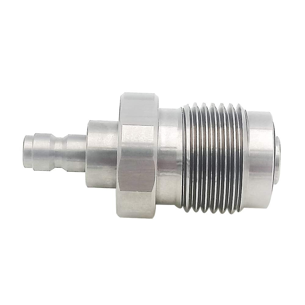 DIN Adapter with 8mm Quick Disconnect Fitting for Paintball Fill Station
