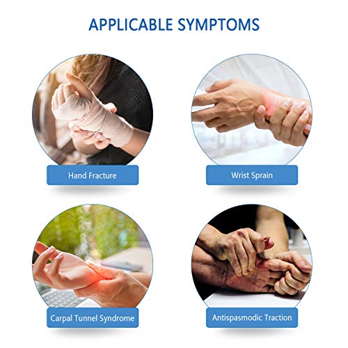 OSK Soft Functional Resting Hand Splint for Flexion Contractures - Small, Right Hand, Post-Stroke Supportive Brace