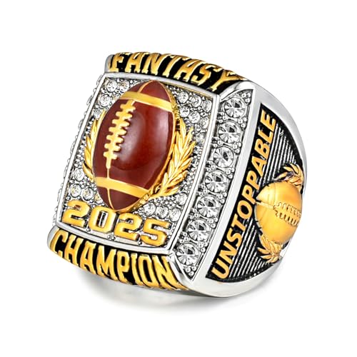 Fantasy Football Championship Ring - 2025 Edition Trophy Award