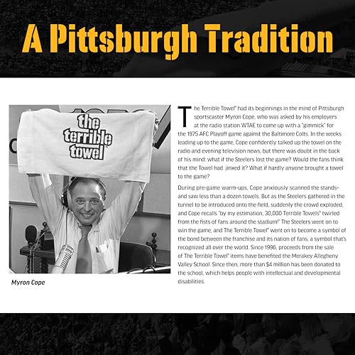 Classic Gold Terrible Towel - Official Pittsburgh Sports Fan Gear