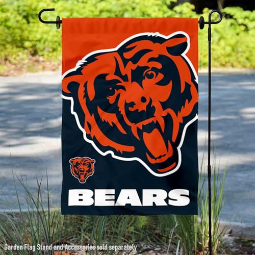 Chicago Bears Double Sided Garden Flag - NFL Team Banner for Yard & Patio