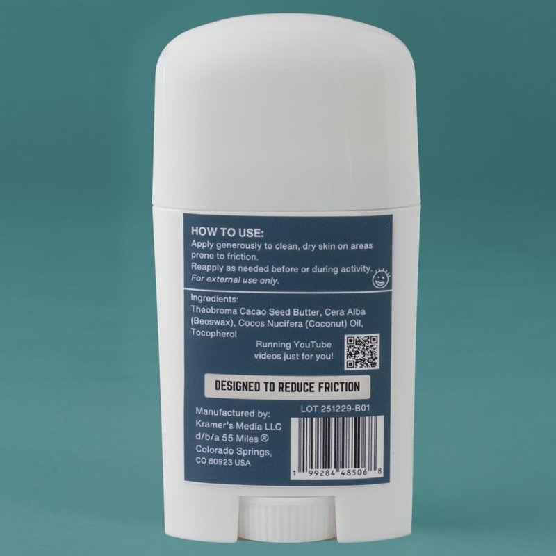 55 Miles Ultra Anti-Chafe Salve For Runners - (small) 0.5oz