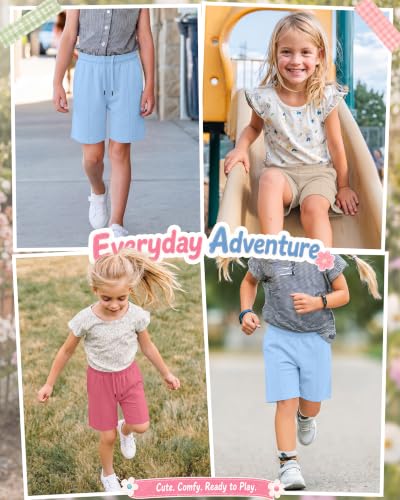 Girls Bermuda Shorts - 3 Pack for Summer Wear