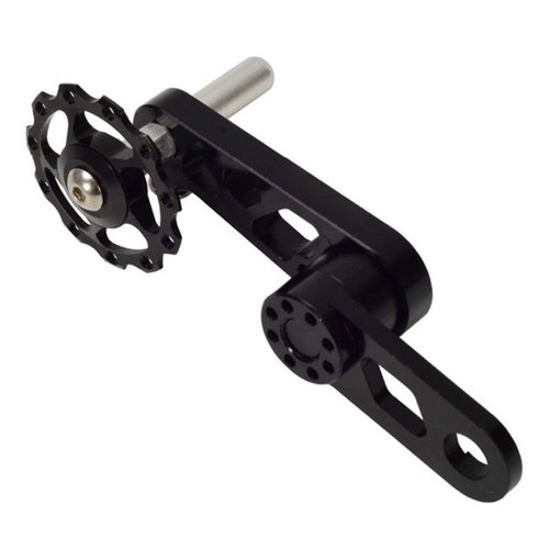 Coherny Single Speed Bike Chain Tensioner Lightweight Aluminum Alloy Bicycle Replacement Accessories (Black)